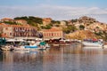 Molyvos village on Lesvos Royalty Free Stock Photo